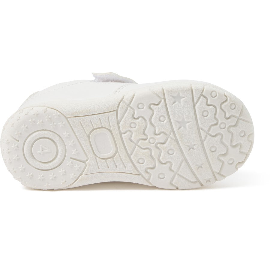 Dymples Baby Tab Shoes - White