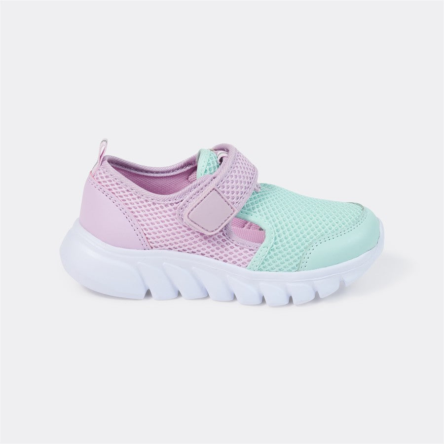 Circuit Kids Tab Shoes - Purple & Blue