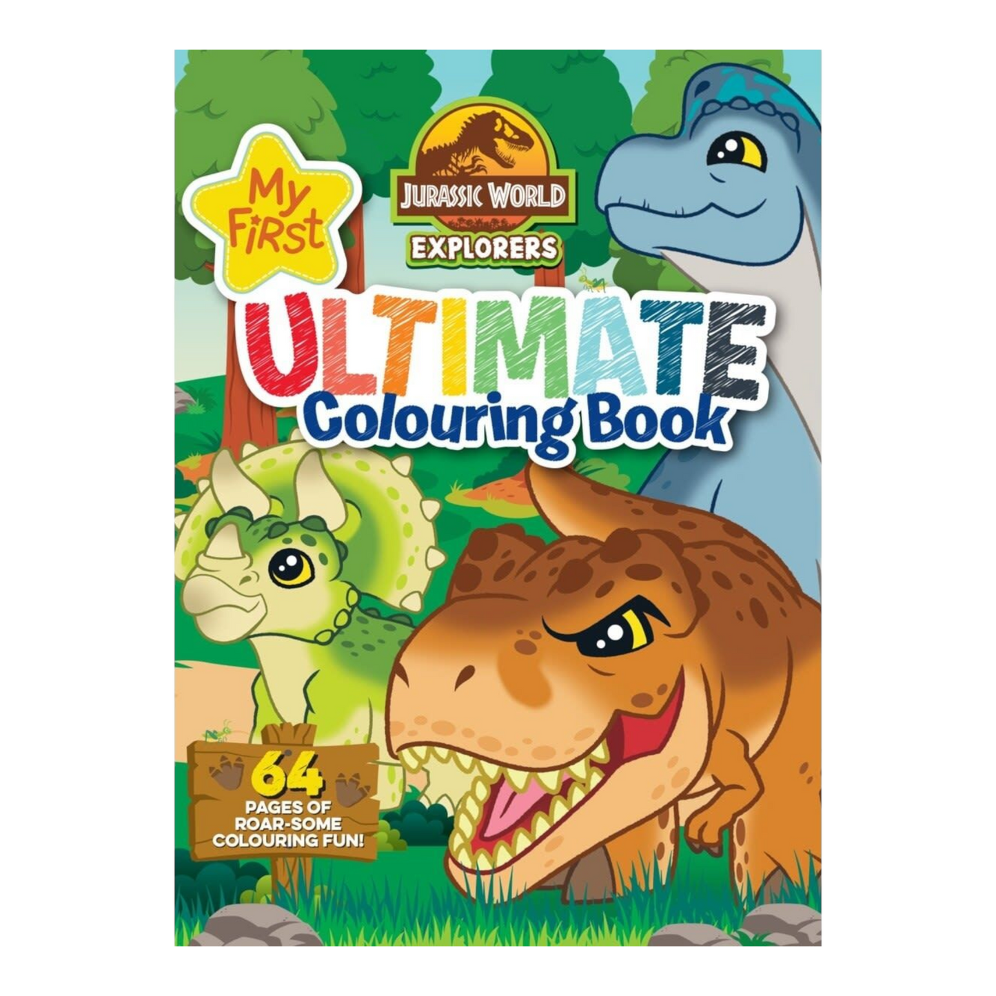 Jurassic World Explorers My First Ultimate Colouring Book