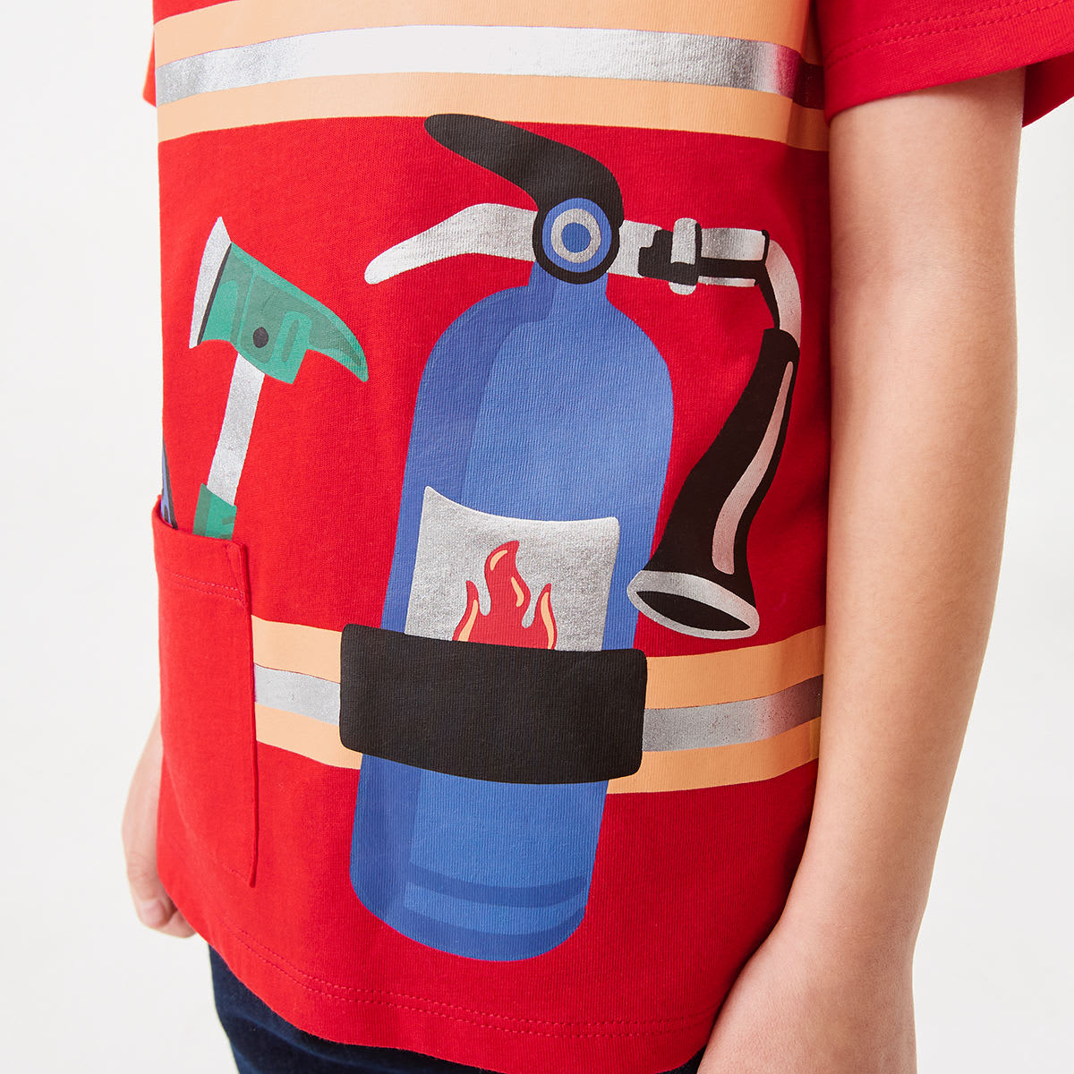 Novelty Belt Print T-shirt