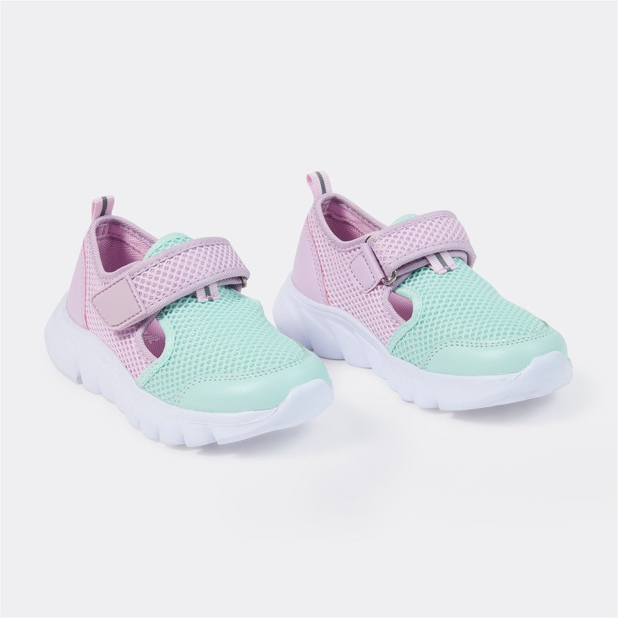 Circuit Kids Tab Shoes - Purple & Blue